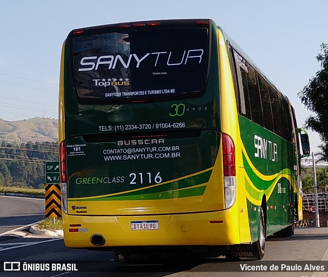 Sany Tour 2116 na cidade de Aparecida, São Paulo, Brasil, por Vicente de Paulo Alves. ID da foto: 10648240.