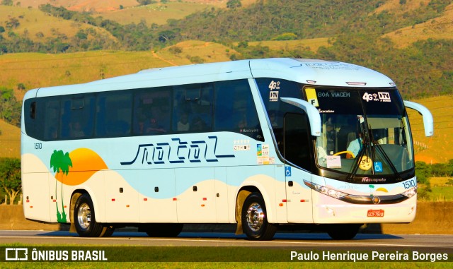 Transportadora Turística Natal 1510 na cidade de Roseira, São Paulo, Brasil, por Paulo Henrique Pereira Borges. Número da foto: #10649280.