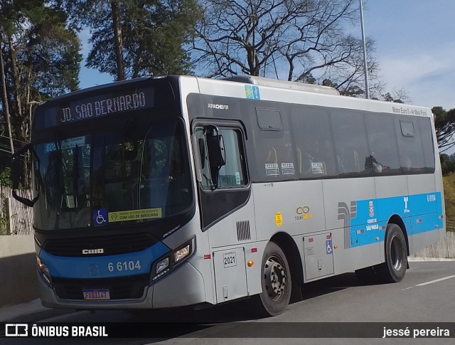 Transwolff Transportes e Turismo 6 6104 na cidade de São Paulo, São Paulo, Brasil, por jessé pereira. ID da foto: 10649315.