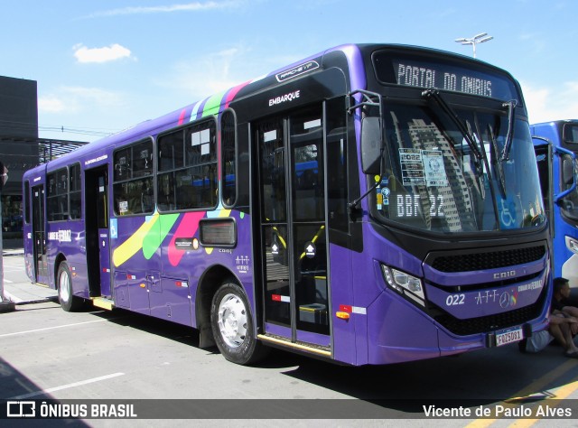 ATT - Alto Tietê Transportes Ferraz de Vasconcelos 022 na cidade de Barueri, São Paulo, Brasil, por Vicente de Paulo Alves. ID da foto: 10646748.