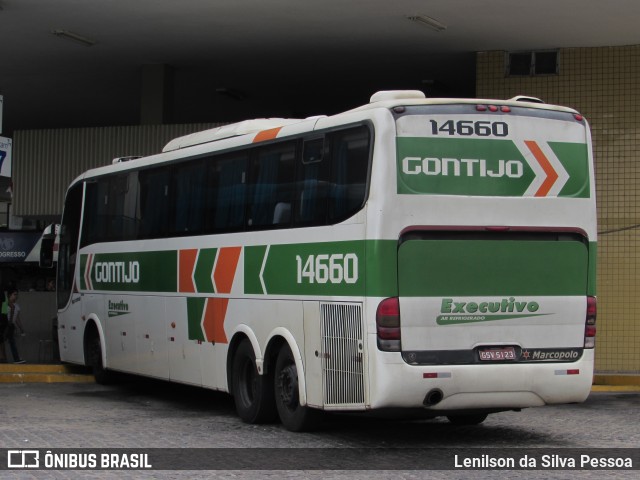 Empresa Gontijo de Transportes 14660 na cidade de Caruaru, Pernambuco, Brasil, por Lenilson da Silva Pessoa. Número da foto: #10647162.