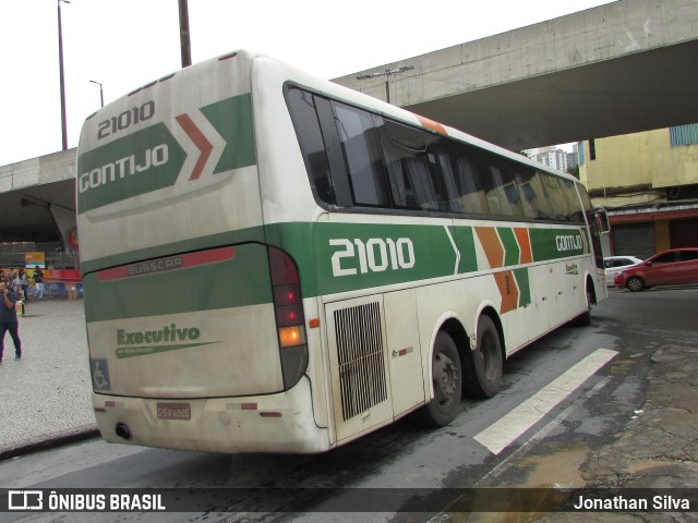 Empresa Gontijo de Transportes 21010 na cidade de Belo Horizonte, Minas Gerais, Brasil, por Jonathan Silva. ID da foto: 10647598.