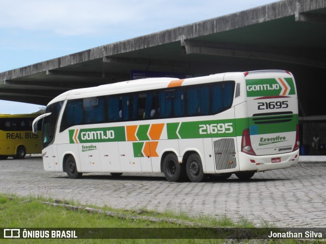 Empresa Gontijo de Transportes 21695 na cidade de João Pessoa, Paraíba, Brasil, por Jonathan Silva. ID da foto: 10647570.