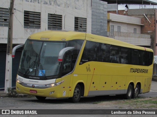Viação Itapemirim 60533 na cidade de Caruaru, Pernambuco, Brasil, por Lenilson da Silva Pessoa. Número da foto: #10647221.