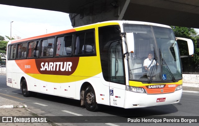 Saritur - Santa Rita Transporte Urbano e Rodoviário 10900 na cidade de Belo Horizonte, Minas Gerais, Brasil, por Paulo Henrique Pereira Borges. Número da foto: #10649286.