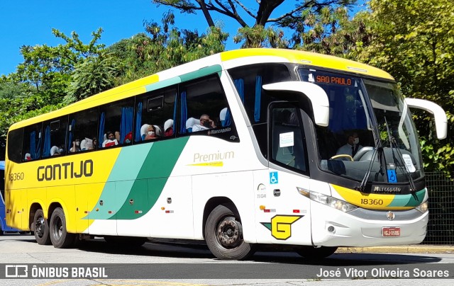 Empresa Gontijo de Transportes 18360 na cidade de São Paulo, São Paulo, Brasil, por José Vitor Oliveira Soares. Número da foto: #10647712.