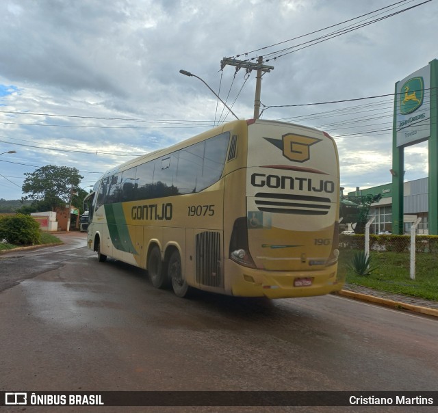 Empresa Gontijo de Transportes 19075 na cidade de Montes Claros, Minas Gerais, Brasil, por Cristiano Martins. Número da foto: #10646641.