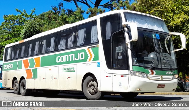 Empresa Gontijo de Transportes 20190 na cidade de São Paulo, São Paulo, Brasil, por José Vitor Oliveira Soares. Número da foto: #10647981.