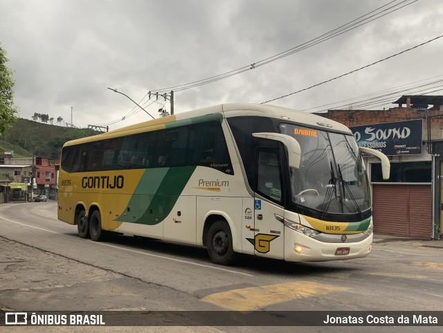 Empresa Gontijo de Transportes 18135 na cidade de Timóteo, Minas Gerais, Brasil, por Jonatas Costa da Mata. ID da foto: 9711490.