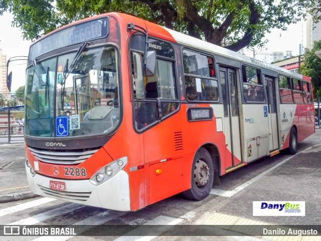 Expresso CampiBus 2288 na cidade de Campinas, São Paulo, Brasil, por Danilo Augusto. Número da foto: #9711016.
