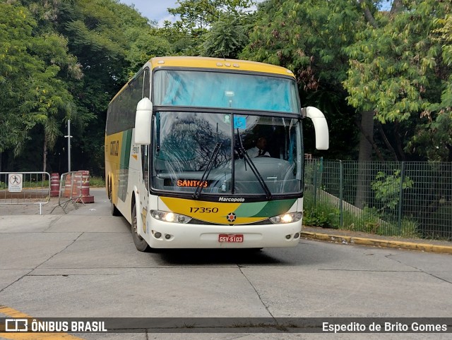 Empresa Gontijo de Transportes 17350 na cidade de São Paulo, São Paulo, Brasil, por Espedito de Brito Gomes. ID da foto: 9712502.