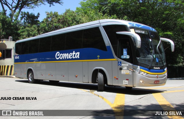 Viação Cometa 18545 na cidade de São Paulo, São Paulo, Brasil, por JULIO SILVA. ID da foto: 9714018.