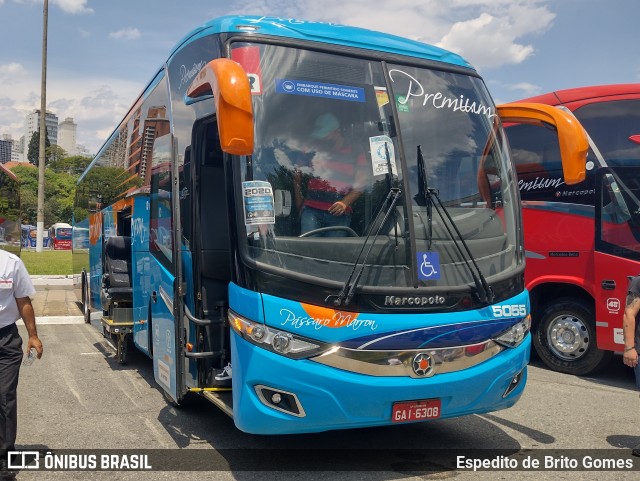 Empresa de Ônibus Pássaro Marron 5055 na cidade de São Paulo, São Paulo, Brasil, por Espedito de Brito Gomes. ID da foto: 9712479.