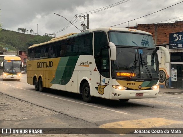 Empresa Gontijo de Transportes 17135 na cidade de Timóteo, Minas Gerais, Brasil, por Jonatas Costa da Mata. ID da foto: 9711479.