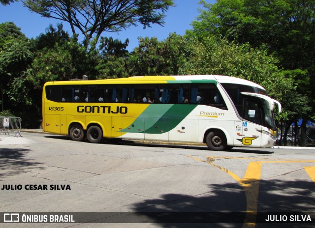 Empresa Gontijo de Transportes 18365 na cidade de São Paulo, São Paulo, Brasil, por JULIO SILVA. ID da foto: 9713980.