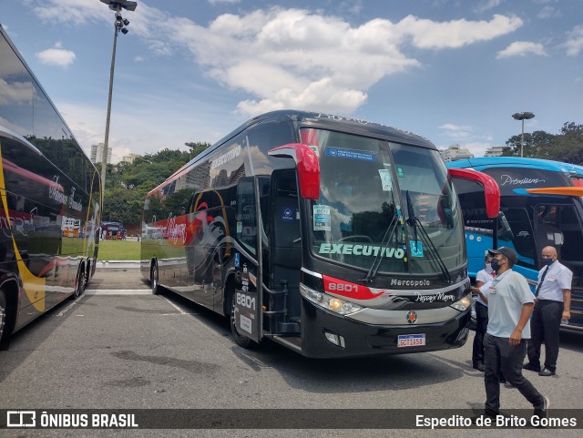 Empresa de Ônibus Pássaro Marron 8801 na cidade de São Paulo, São Paulo, Brasil, por Espedito de Brito Gomes. Número da foto: #9712496.