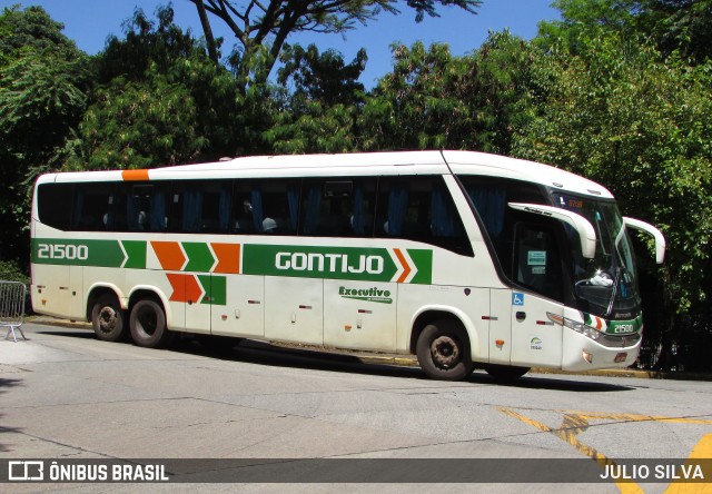 Empresa Gontijo de Transportes 21500 na cidade de São Paulo, São Paulo, Brasil, por JULIO SILVA. ID da foto: 9713997.