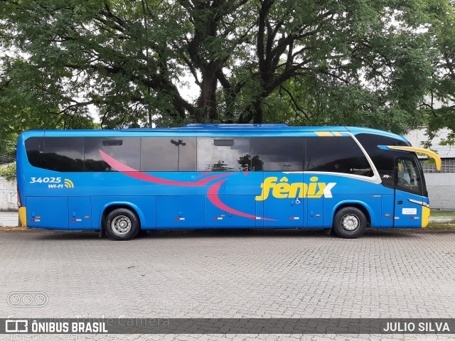 Rápido Expresso Fênix Viação 34025 na cidade de São Paulo, São Paulo, Brasil, por JULIO SILVA. Número da foto: #9713639.