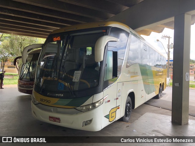 Empresa Gontijo de Transportes 18790 na cidade de Araxá, Minas Gerais, Brasil, por Carlos Vinicius Estevão Menezes. Número da foto: #9712017.
