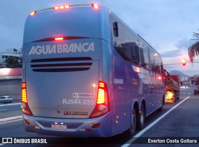 Viação Águia Branca RJ 544.035 na cidade de Cariacica, Espírito Santo, Brasil, por Everton Costa Goltara. Número da foto: #9711292.