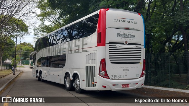 Auto Viação Catarinense 319301 na cidade de São Paulo, São Paulo, Brasil, por Espedito de Brito Gomes. Número da foto: #9712437.
