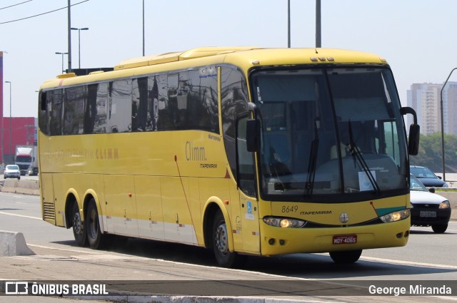 Viação Itapemirim 8649 na cidade de São Paulo, São Paulo, Brasil, por George Miranda. ID da foto: 9713496.