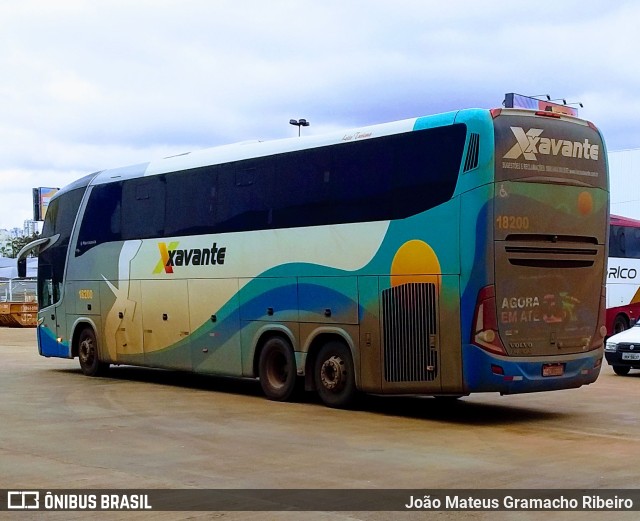 Viação Xavante 18200 na cidade de Goiânia, Goiás, Brasil, por João Mateus Gramacho Ribeiro. Número da foto: #9712988.