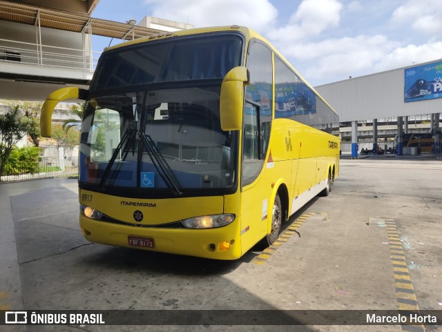 Viação Itapemirim 8917 na cidade de Rio de Janeiro, Rio de Janeiro, Brasil, por Marcelo Horta. Número da foto: #9711068.