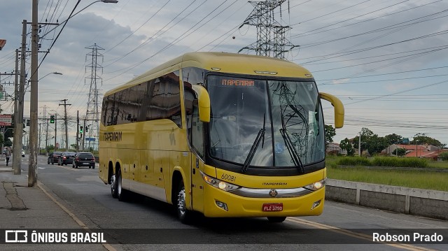 Viação Itapemirim 60081 na cidade de São José dos Campos, São Paulo, Brasil, por Robson Prado. Número da foto: #9711822.