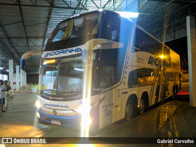 Empresa de Transportes Andorinha 7404 na cidade de Mirante do Paranapanema, São Paulo, Brasil, por Gabriel Carvalho. Número da foto: #9713672.