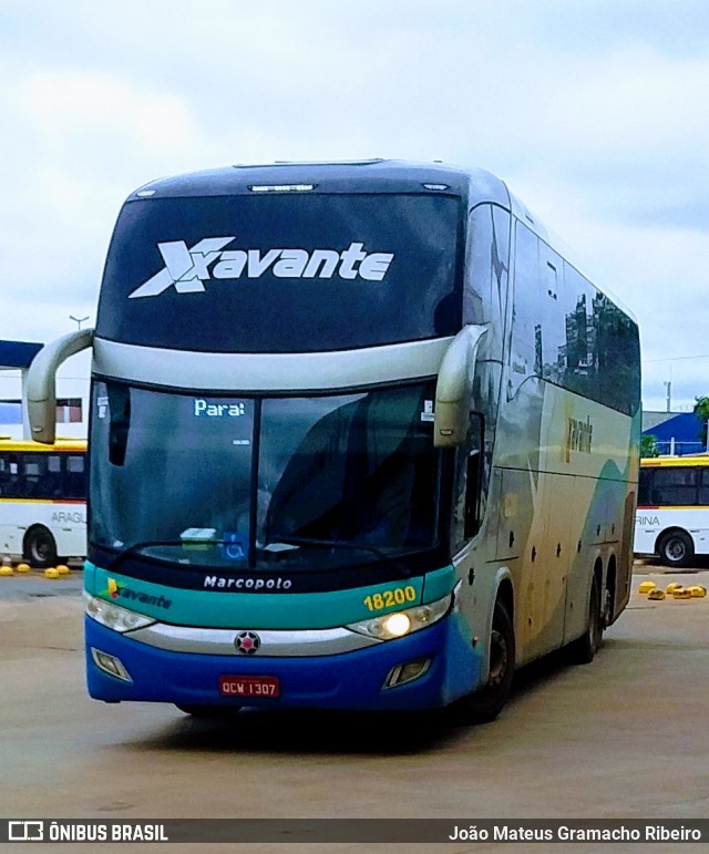Viação Xavante 18200 na cidade de Goiânia, Goiás, Brasil, por João Mateus Gramacho Ribeiro. Número da foto: #9713016.