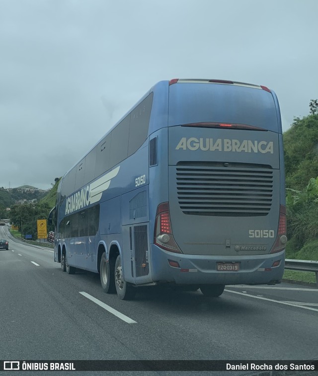 Viação Águia Branca 50150 na cidade de Barra Mansa, Rio de Janeiro, Brasil, por Daniel Rocha dos Santos. ID da foto: 9713213.