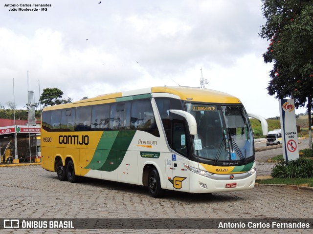 Empresa Gontijo de Transportes 19320 na cidade de João Monlevade, Minas Gerais, Brasil, por Antonio Carlos Fernandes. Número da foto: #9736468.