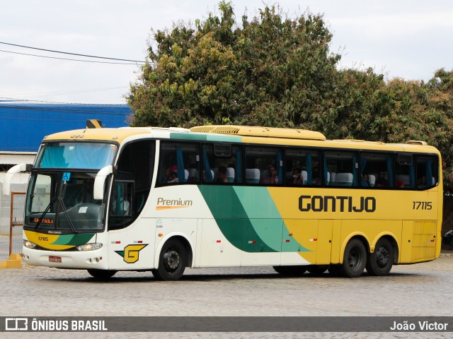 Empresa Gontijo de Transportes 17115 na cidade de Vitória da Conquista, Bahia, Brasil, por João Victor. ID da foto: 9737555.