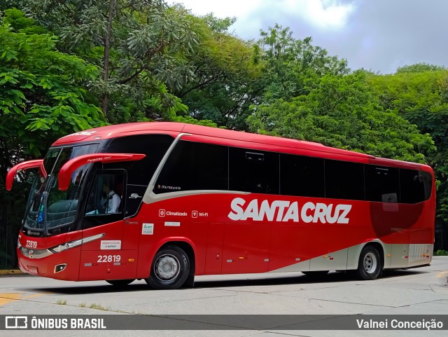 Viação Santa Cruz 22819 na cidade de São Paulo, São Paulo, Brasil, por Valnei Conceição. Número da foto: #9736788.