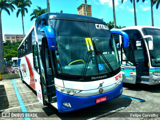 CMW Transportes 1072 na cidade de Aparecida, São Paulo, Brasil, por Felipe Carvalho. ID da foto: 9740528.