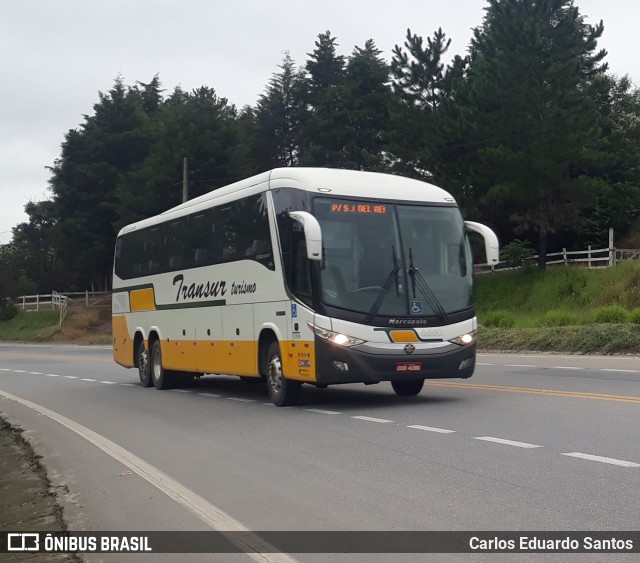 Transur - Transporte Rodoviário Mansur 8560 na cidade de São João del Rei, Minas Gerais, Brasil, por Carlos Eduardo Santos. Número da foto: #9738435.