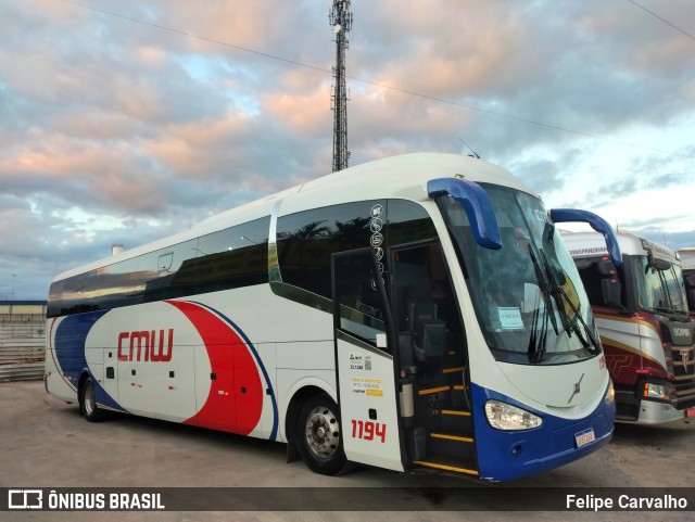 CMW Transportes 1194 na cidade de São José dos Campos, São Paulo, Brasil, por Felipe Carvalho. ID da foto: 9740239.