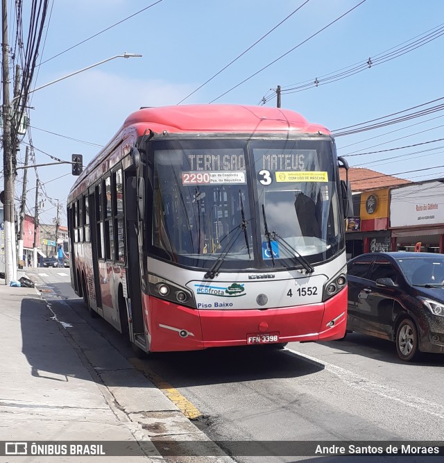 Himalaia Transportes > Ambiental Transportes Urbanos 4 1552 na cidade de São Paulo, São Paulo, Brasil, por Andre Santos de Moraes. ID da foto: 9740611.