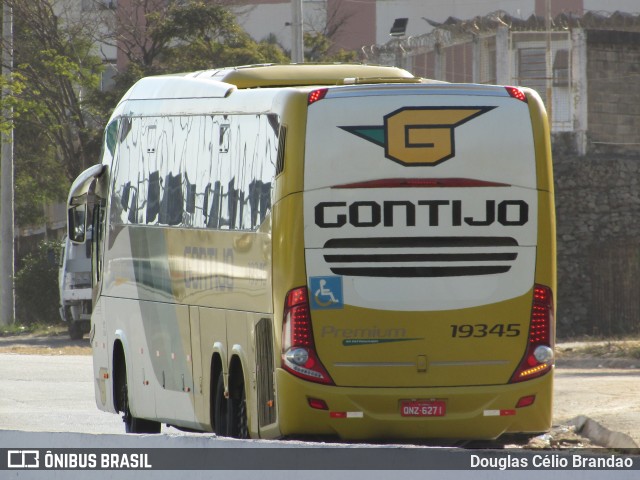 Empresa Gontijo de Transportes 19345 na cidade de Belo Horizonte, Minas Gerais, Brasil, por Douglas Célio Brandao. ID da foto: 9740378.