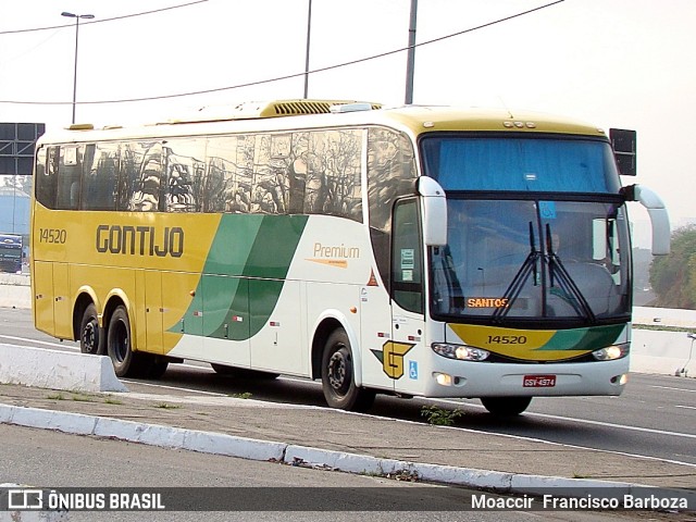 Empresa Gontijo de Transportes 14520 na cidade de São Paulo, São Paulo, Brasil, por Moaccir  Francisco Barboza. ID da foto: 9739766.