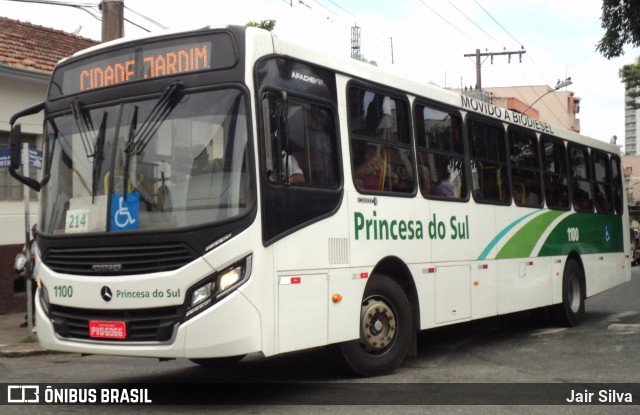 Viação Princesa do Sul 1100 na cidade de Pouso Alegre, Minas Gerais, Brasil, por Jair Silva. ID da foto: 9738810.