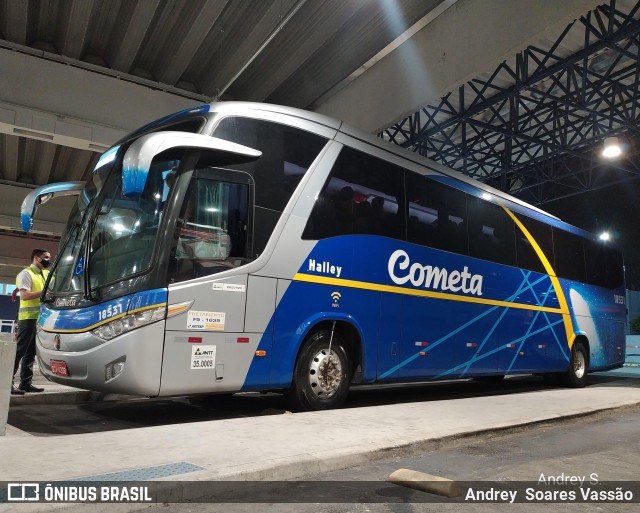 Viação Cometa 18531 na cidade de Santos, São Paulo, Brasil, por Andrey  Soares Vassão. ID da foto: 9738672.