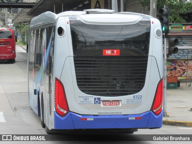 Next Mobilidade - ABC Sistema de Transporte 8322 na cidade de Diadema, São Paulo, Brasil, por Gabriel Brunhara. Número da foto: #9738163.