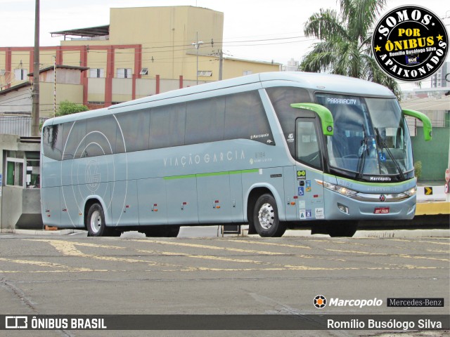 Viação Garcia 8184 na cidade de Londrina, Paraná, Brasil, por Romílio Busólogo Silva . Número da foto: #9740036.