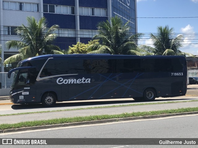 Viação Cometa 719653 na cidade de Praia Grande, São Paulo, Brasil, por Guilherme Justo. ID da foto: 9740038.