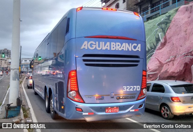 Viação Águia Branca 32270 na cidade de Cariacica, Espírito Santo, Brasil, por Everton Costa Goltara. ID da foto: 9739909.