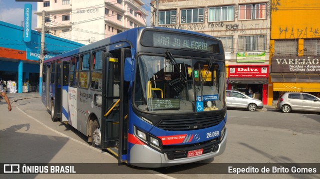 Auto Ônibus Moratense 26.069 na cidade de Franco da Rocha, São Paulo, Brasil, por Espedito de Brito Gomes. Número da foto: #9739454.