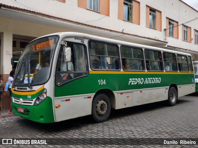 Empresa de Ônibus e Turismo Pedro Antônio 104 na cidade de Vassouras, Rio de Janeiro, Brasil, por Danilo  Ribeiro. Número da foto: #9738498.