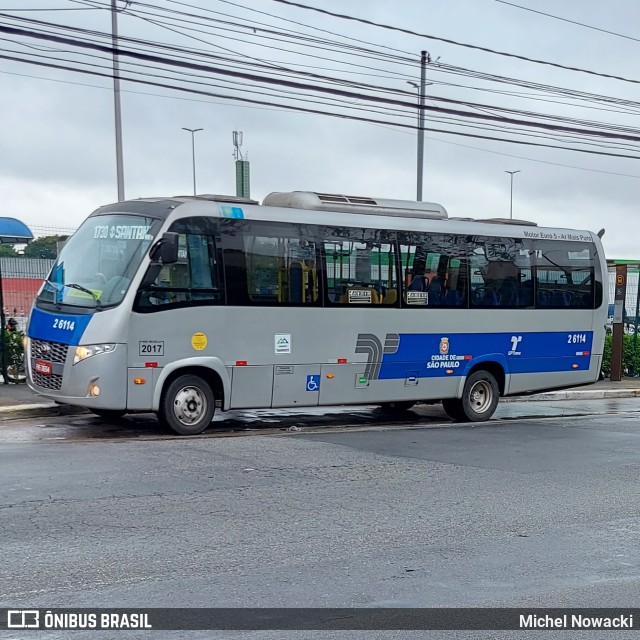 Transcooper > Norte Buss 2 6114 na cidade de São Paulo, São Paulo, Brasil, por Michel Nowacki. ID da foto: 9738061.